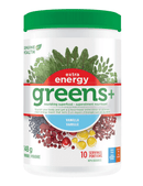 Genuine Health Greens+ Extra Energy Vanilla 10 Servings - Five Natural