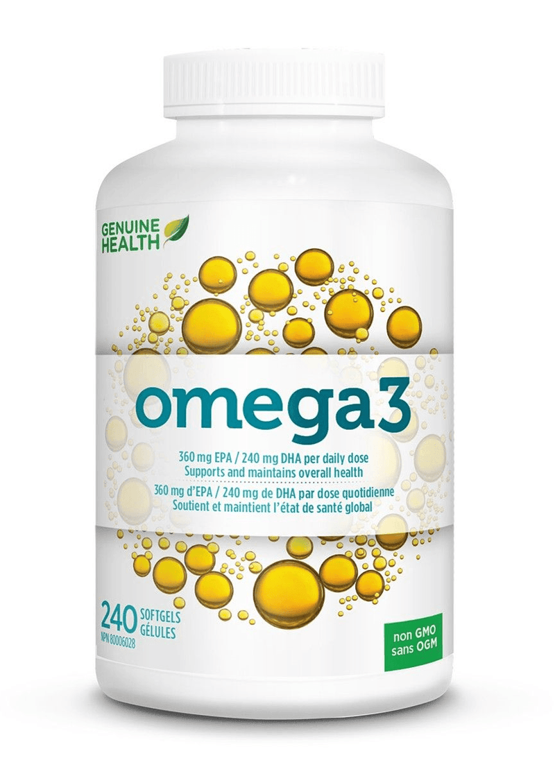 Genuine Health Omega3 240 Softgels - Five Natural