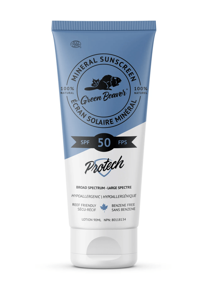Green Beaver SPF 50 Adult Sunscreen lotion 90mL - Five Natural