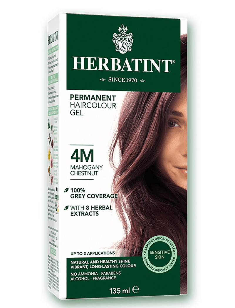 Herbatint M4 Mahogany Chestnut Permanent Hair Colour 135mL - Five Natural