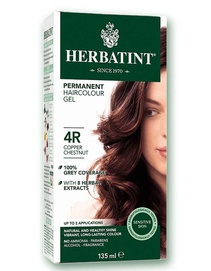 Herbatint R4 Copper Chestnut Permanent Hair Colour 135mL - Five Natural