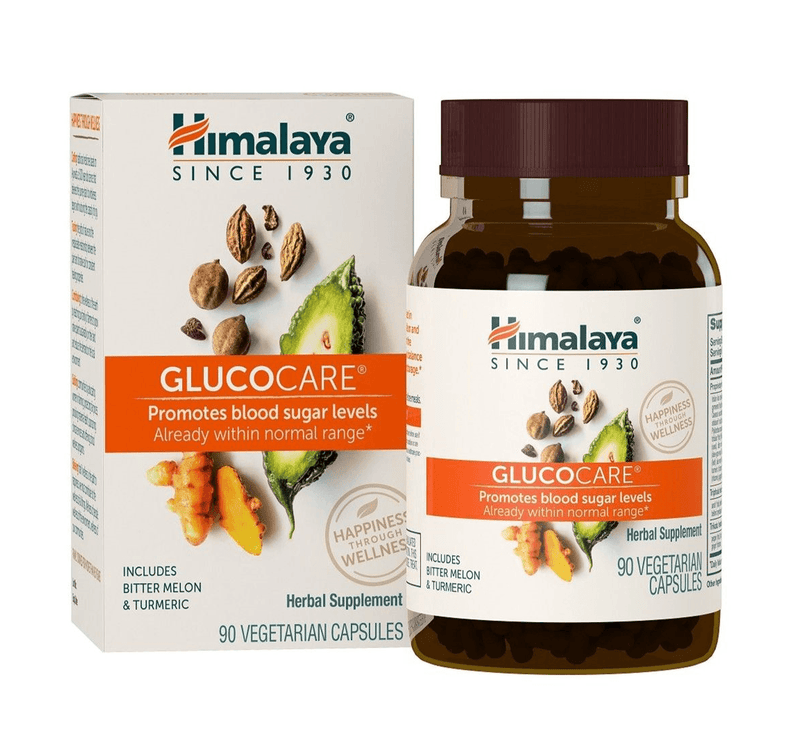 Himalaya Formulas - Glucocare 90 Veg Capsules - Five Natural