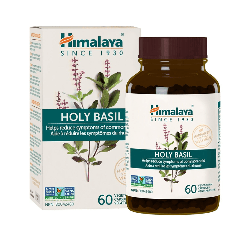 Himalaya Herbs - Holy Basil 60 Caplets - Five Natural