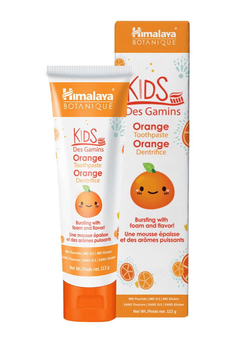 Himalaya Kids Toothpaste - Orange 113g - Five Natural