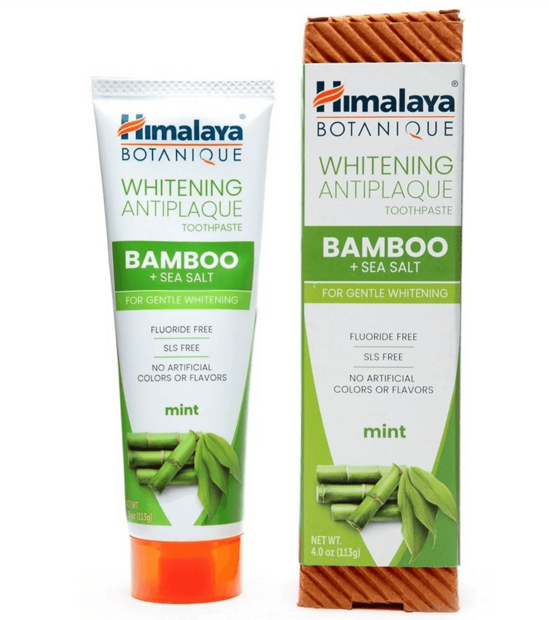 Himalaya Toothpaste - Whitening Mint with Bamboo + Sea Salt 113g - Five Natural