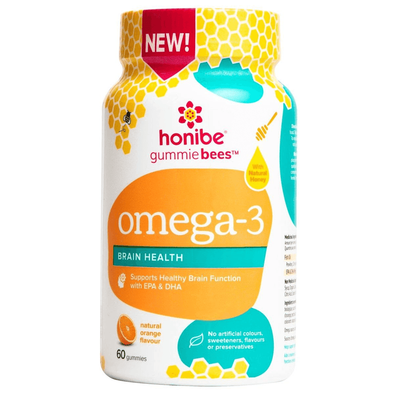 Honibe Honibe Omega 3 60 Gummies - Five Natural