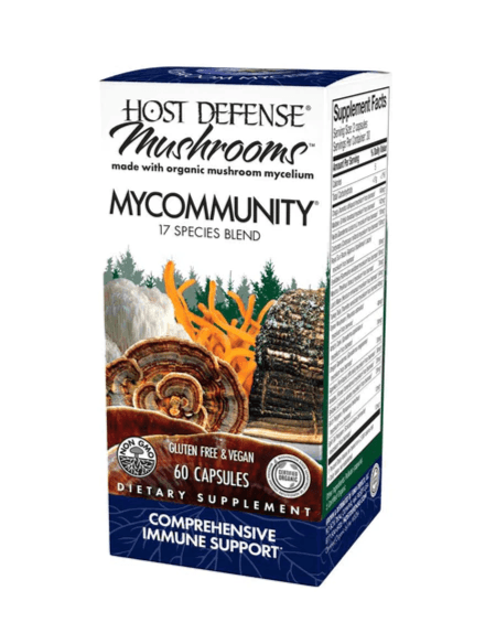 Host Defense MyCommunity 60 Capsules - Five Natural