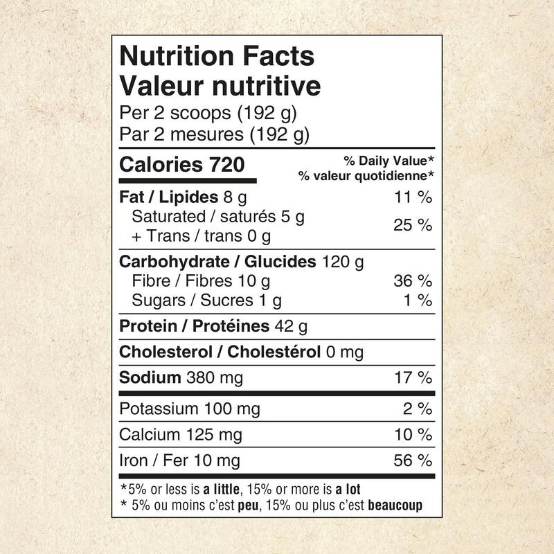 Iron Vegan Athlete's Gainer Vanilla 2.5kg - Five Natural