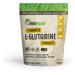 Iron Vegan Fermented L-Glutamine - Unflavoured 400g Powder - Five Natural
