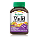 Jamieson 100% Complete Multivitamin for Adults - Citrus Twist 60 Chewable - Five Natural