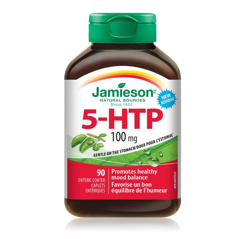Jamieson 5-HTP 100 mg 90 Caplets - Five Natural