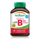 Jamieson B Complex 100 Ultra Strength - Timed Release 60 Caplets - Five Natural