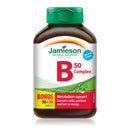 Jamieson B Complex 50 - BONUS SIZE 120 Caplets - Five Natural