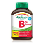 Jamieson B Complex 50 - BONUS SIZE 120 Caplets - Five Natural