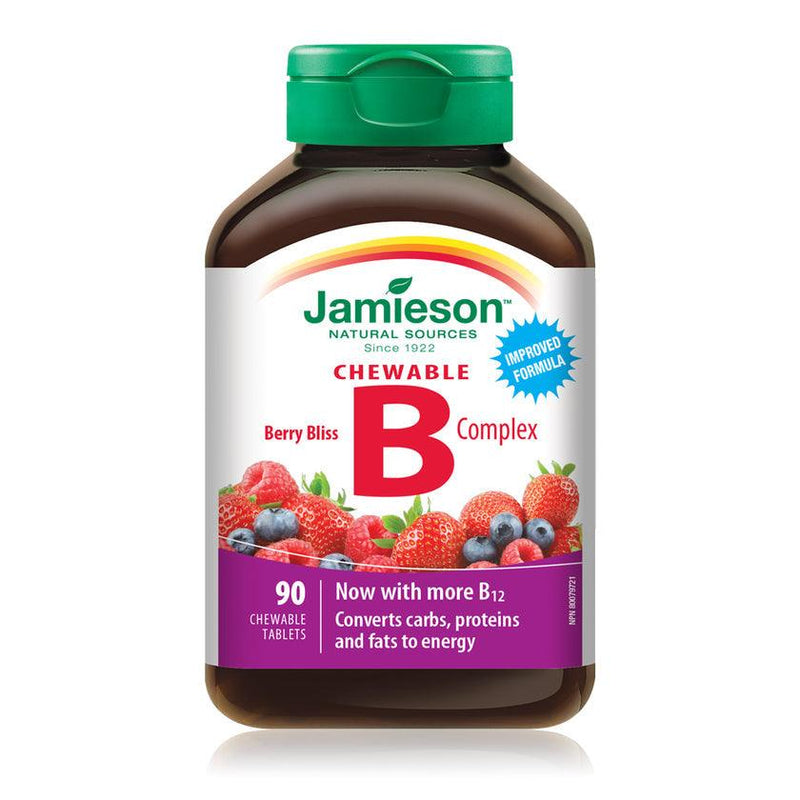 Jamieson B Complex - Berry Bliss 90 Chewable - Five Natural