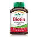 Jamieson Biotin Extra Strength 5,000 mcg 60 Softgels - Five Natural