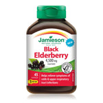 Jamieson Black Elderberry 4,500 mg (raw herb) 45 Capsules - Five Natural