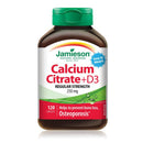 Jamieson Calcium Citrate 250 mg + Vitamin D3 120 Caplets - Five Natural