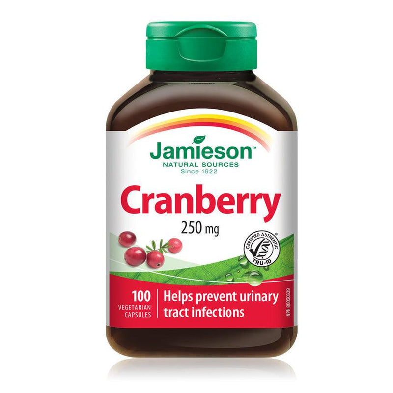 Jamieson Cranberry 250 mg 100 Capsules - Five Natural