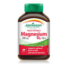 Jamieson Magnesium High Potency 500 mg + D3 500 IU 60 Caplets - Five Natural