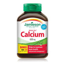 Jamieson Mega Cal Calcium 650 mg - BONUS SIZE 120 Caplets - Five Natural