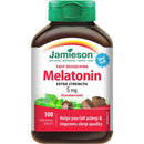Jamieson Melatonin 5 mg - Chocolate Mint Fast Dissolving 100 Sublingual - Five Natural