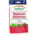 Jamieson Melatonin Extra Strength 5mg Trial & Travel - Chocolate Mint Fast Dissolving 10 Tablets - Five Natural