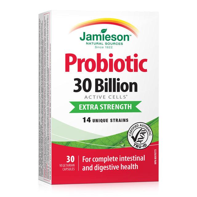 Jamieson Probiotic 30 Extra Strength 30 Capsules - Five Natural