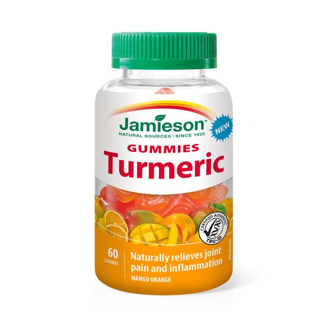 Jamieson Turmeric - Mango Orange 60 Gummies - Five Natural