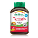 Jamieson Turmeric with Black Pepper High Absorption 4,000 mg (raw herb) 60 Capsules - Five Natural