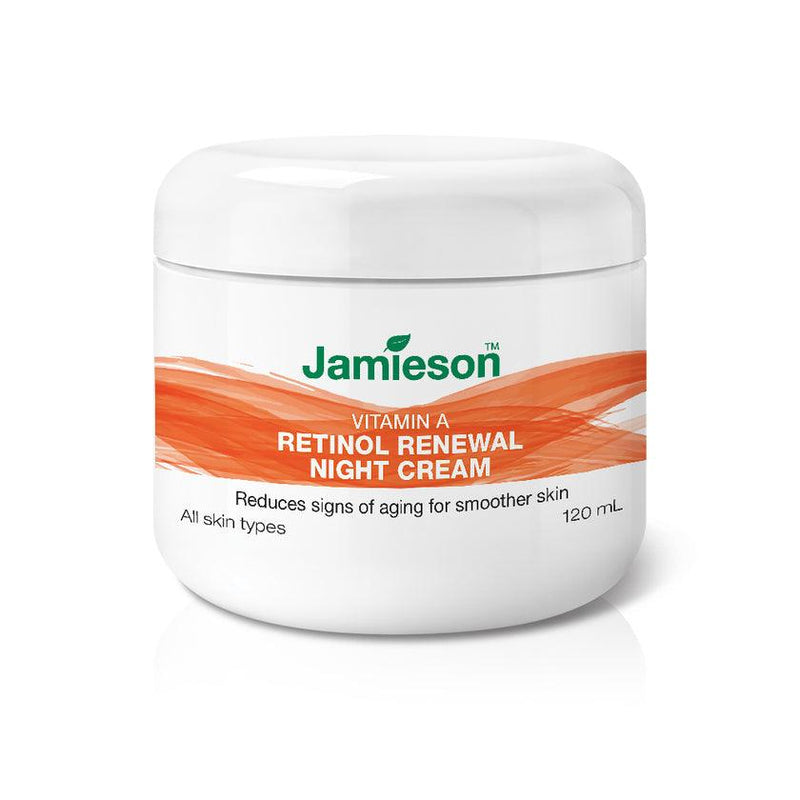Jamieson Vitamin A Retinol Renewal Night Cream 120mL Topical - Five Natural