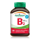Jamieson Vitamin B2 100 mg (Riboflavin) 100 Tablets - Five Natural