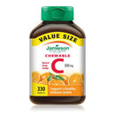 Jamieson Vitamin C 500 mg - Tangy Orange - VALUE SIZE 330 Chewable - Five Natural