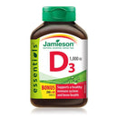 Jamieson Vitamin D3 1,000 IU - BONUS SIZE 240 Tablets - Five Natural
