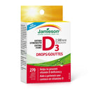 Jamieson Vitamin D3 2,500 IU 270 Droplets Liquid - Five Natural