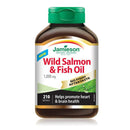 Jamieson Wild Salmon & Fish Oil 1,000mg No Fishy Aftertaste 210 Softgels - Five Natural