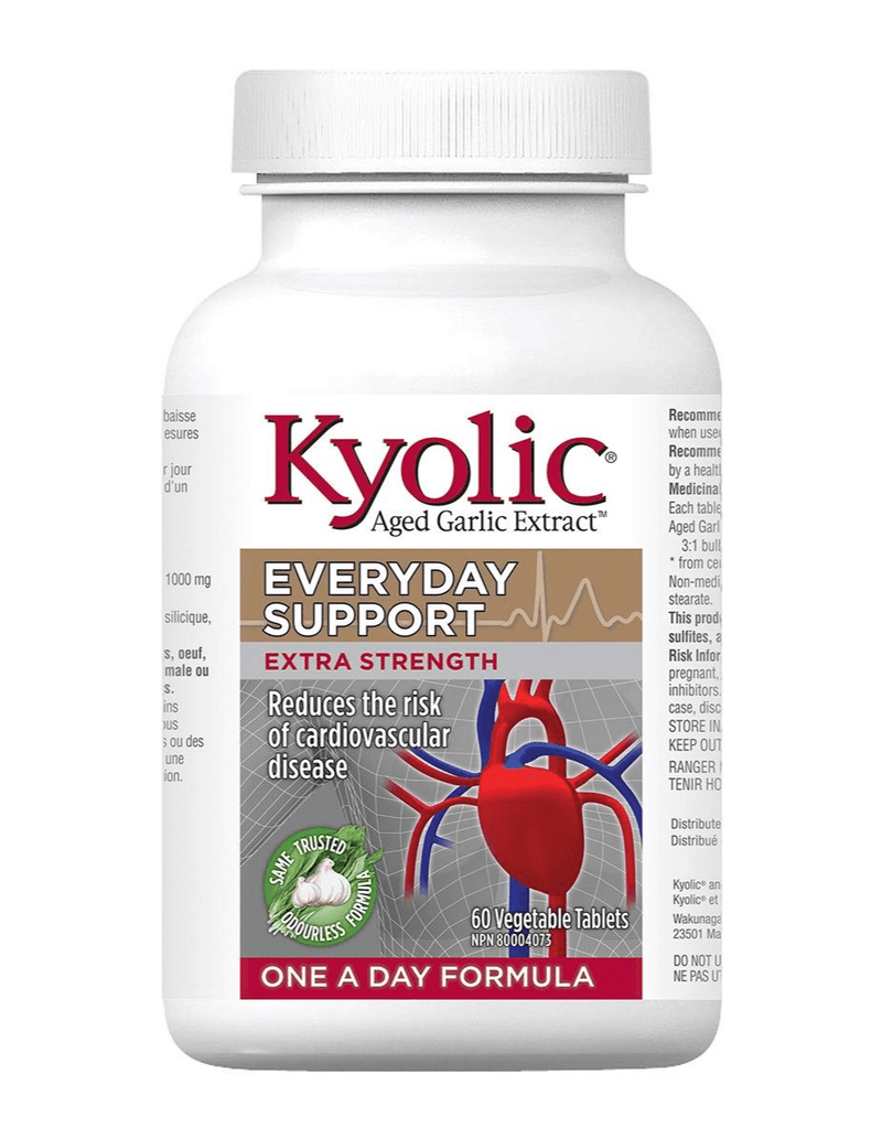 Kyolic Extra Strength 1000 mg One A Day 60 Veg Capsules - Five Natural
