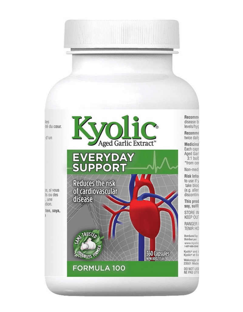 Kyolic Formula 100 Everyday Support 360 Capsules - Five Natural