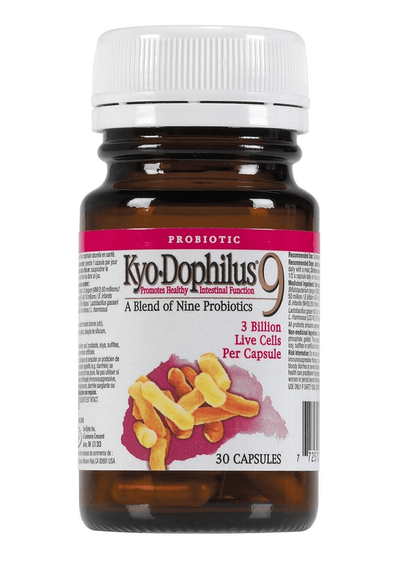 Kyolic Kyo-Dophilus 9 Strain 30 Veg Capsules - Five Natural
