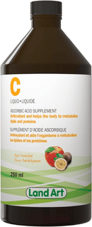 Land Art Vitamin C Ascorbic Acid 250ml - Five Natural