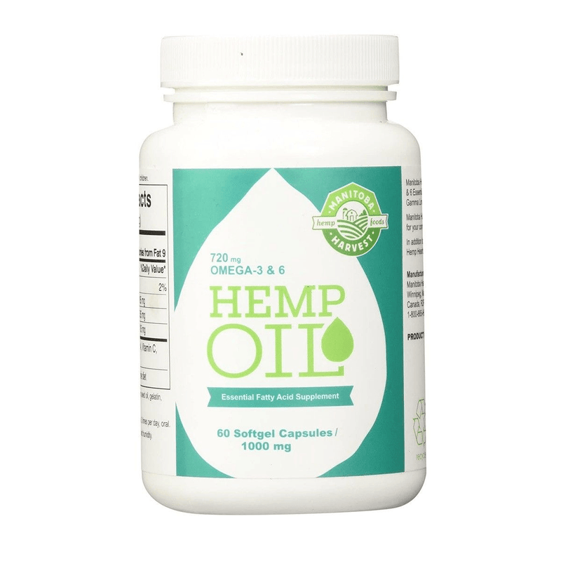 Manitoba Harvest Hemp Seed Oil 60 Softgels - Five Natural