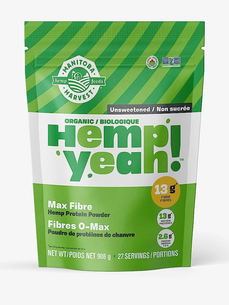 Manitoba Harvest Hemp Yeah Max Fibre Organic Unsweetened 908g - Five Natural