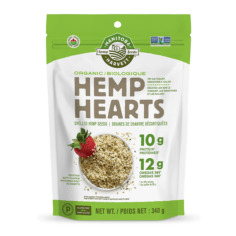 Manitoba Harvest Organic Hemp Hearts 340g - Five Natural