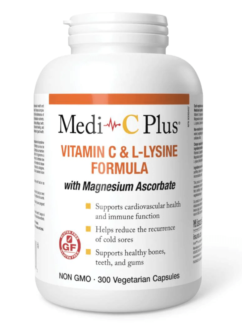 Medi-C Plus with Magnesium 300 Veg Capsules - Five Natural