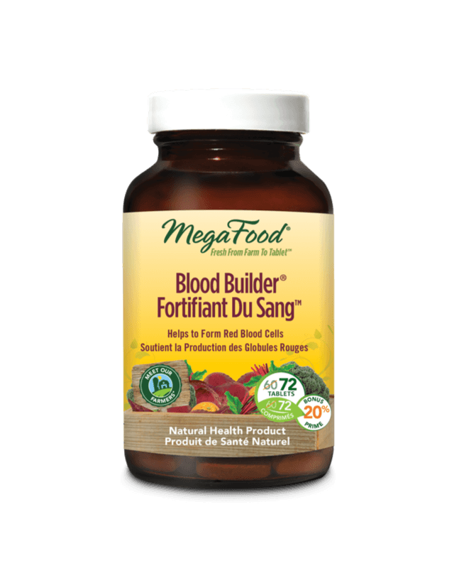 MegaFood Blood Builder 72 Tablets - Five Natural