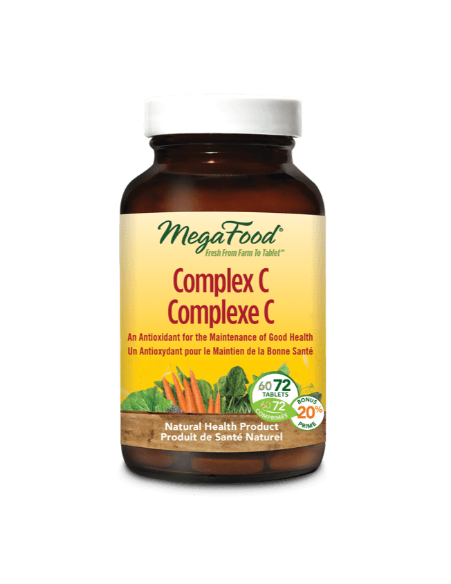 MegaFood Complex C 72 Tablets - Five Natural
