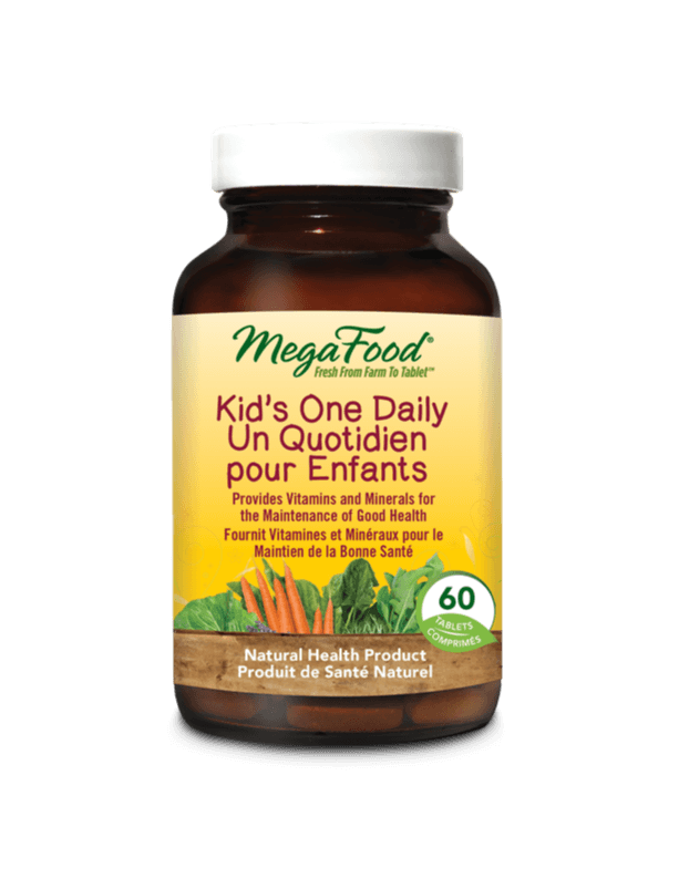 MegaFood Kid's One Daily 60 Tablets - Five Natural