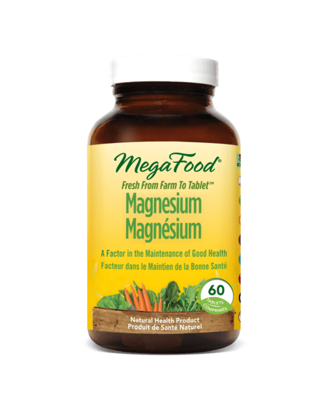 MegaFood Magnesium 60 Tablets - Five Natural