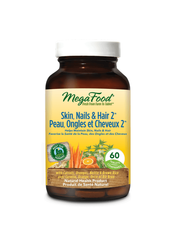 MegaFood Skin Nails & Hair 2 60 Tablets - Five Natural