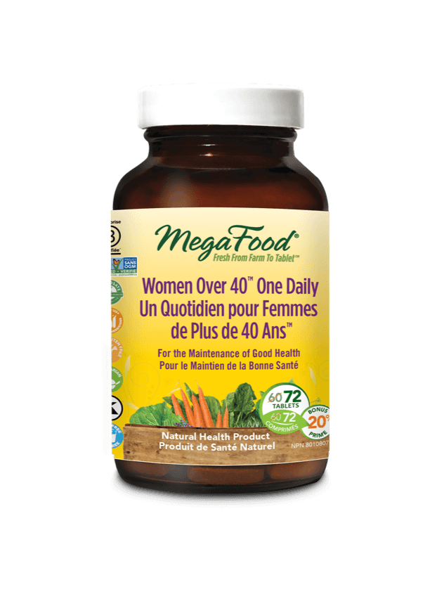MegaFood Women Over 40 One Daily 72 Tablets - Five Natural